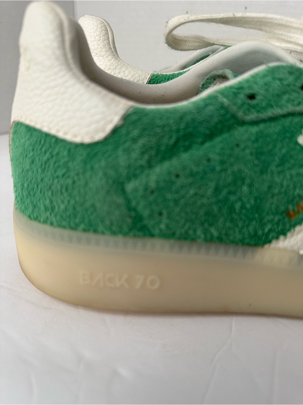 41 BACK 70 The Boston 2505 Streetwear Women’s Green Suede Retro style Sneakers - Picture 7 of 13